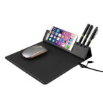 Pluto Wireless Charging Mouse Pad – Black