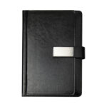 Eternity Premium PU Leather Notebook – Black