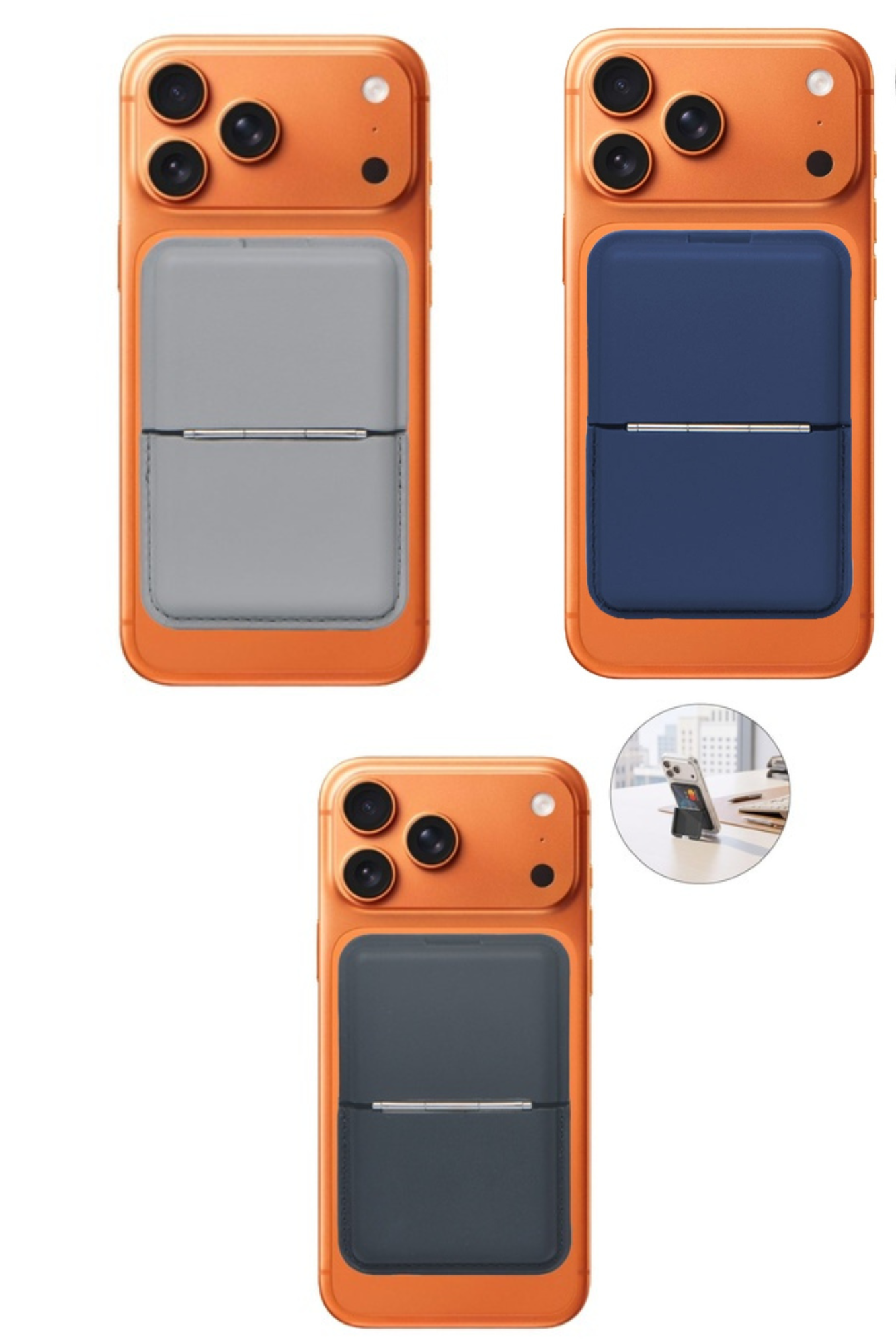 case NAPIER - MagCase Phone Cardholder - Grey - Blue - Black - Image 1
